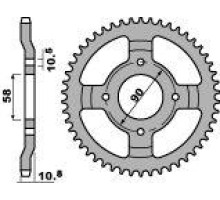 Pbr задня зірочка 274 41 c45 honda xl 200 paris dakar 84-90 (ланцюг 520) (jtr277.41)
