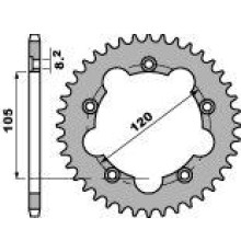 Pbr задня зірічка 380 40 f (ланцюг 415)