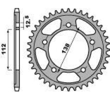 Pbr задня зірочка 408 39 c45 honda cb 1300 f/s 03-13 (jtr302.39) (ланцюг 530)