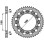 Pbr задня зірочка 4308 39 c45 honda xl 500s 79-81 (може замінити 245 39) (ланцюг 520)