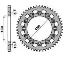 Pbr задня зірічка 4309 48 honda nx 650 91-94 (+1) (jtr245/3.48) (ланцюг 520)