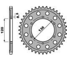 Задня зірочка pbr 4324 57 c45 tdr 125 (93-99) (ланцюг 428)