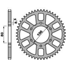 Pbr задня зірочка 4338 56 c45 honda cre 50 (95-01) (ланцюг 428)