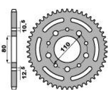 Pbr задня зірічка 4350 44 c45 honda vt 600 c (90-07) (jtr1332.44) (ланцюг 525)