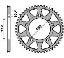 Pbr задня зірочка 4383 48 (a4152053480) yamaha r6 (ланцюг 532) (jtr1873.48)