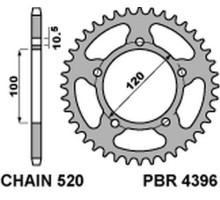 Задня зірочка pbr 4396 39 aprilia rs 125 06-12 (jtr703.39)