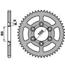 Задня зірочка pbr 4429 52 f rieju 50 rr (05) (ланцюг 420) (jtr1076.52)