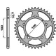 Задня зірочка pbr 4447 40 c45 aprilia rsv 1000 04-11, tuono 1000 06-10 (jtr702.40) (ланцюг 525)