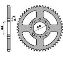 Задня зірочка pbr 4461 52 f yamaha dt 50r 97-03, mbk 50 x limit (ланцюг 420) (jtr1832.52)