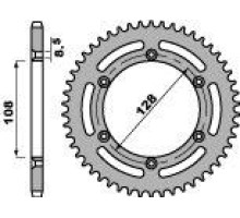 Pbr задня зірічка 4488 51 f suzuki drz 125 03-10, kawasaki klx 125 03-07 (ланцюг 428) (jtr797.51)