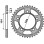 Задня зірочка pbr 4508 37 ktm 950/990/1190 rc8 /duke/ supermoto (jtr898.37) (ланцюг 525)