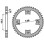 Pbr задня зірочка 4509 36 suzuki ltr 450 06-10 (jtr1760.36) (ланцюг 520)
