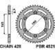 Pbr задня зірочка 4521 45 f honda cg 125 es (04-06) (ланцюг 428)