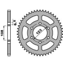 Задня зірочка pbr 4539 48 f derbi gpr 125 (04-13) (ланцюг 428) (jtr-немає)