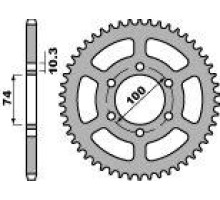 Pbr задня зірочка 4540 46 c45 hyosung gv 250 04-15 (ланцюг 520) (jtr1073.46)