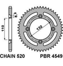 PbrЗІРКА ПОДВІЙНЕ КІЛЬЦЕ 4549 46 ktm 250 freeride (14-'20) 350 '12-'17