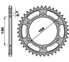 Pbr задня зірічка 4550 47 c45 bmw f 800 r 09-16 (отвор 8.5mm) (jtr6.47) (ланцюг 525)