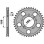 Задня зірочка pbr 4557 47 c45 gilera gp 800 (09-13), aprilia srv850 (12) (ланцюг 525) (jtr-немає)