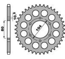 Задня зірочка pbr 488 40 f (ланцюг 530)