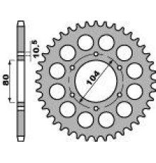 Задня зірочка pbr 488 40 f (ланцюг 530)
