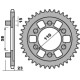 Задня зірочка pbr 5334 41 c45 aprilia red rose 125 (88-95) (ланцюг 520) (jtr20.41)
