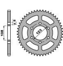 Задня зірочка pbr 707 49 c45 cagiva 50/80 (ланцюг 428)