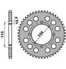 Задня зірочка pbr 711 44 c45 (ланцюг 530)
