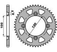 Pbr задня зірочка 798 47 c45 suzuki rm 80/85, yamaha yz 80/85 (ланцюг 428) (jtr798.47)