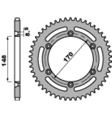 Pbr задня зірочка 804 42 c45 suzuki dr 600/650 (85-95) (jtr828.42) (ланцюг 520)