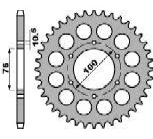 Pbr задня зірочка 816 44 c45 suzuki gsxr 1100 w 95-00 - заміна на 825 44 (ланцюг 530)
