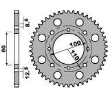 Pbr задня зірочка 819 46 c45 suzuki gsx 250 80-83 (ланцюг 520)