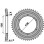 Pbr задня зірочка 827 47 f yamaha tzr 125r (91) (ланцюг 428)