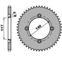 Pbr задня зірочка 831 48 c45 yamaha yz 80 86-92 (jtr831.48) (ланцюг 428)