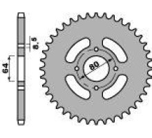 Pbr задня зірічка 838 45 f yamaha ybr 125 05-09 , junak 125 (ланцюг 428) (jtr838.45)