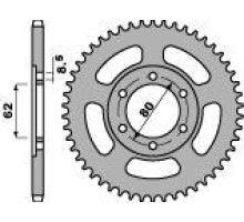 Pbr задня зірочка 842 54 c45 yamaha xt 350 (ланцюг 428)