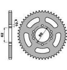 Pbr задня зірочка 843 53 f yamaha dt 125 lc 85-88 (jtr1843.53) (ланцюг 428)