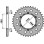Pbr задня зірочка 856 50 c45 yamaha yz/yzf 88-98 (jtr853.50) (ланцюг 520)