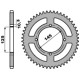 Задня зірочка pbr 857 50 c45 yamaha xt 600 e (+5) (ланцюг 520) (jtr857.50)