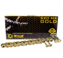 Ланцюг приводний prox 520 mx gold (без o-ring) 120 лань золотого кольору (відкрито + зажим)