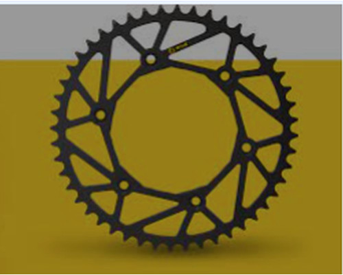 Задня зірочка prox 820 51 steel ultralite husqvarna cr/wr/te/tc '90-'13, beta rr '05-'12 (82051jt) (jtr822.51) чорний