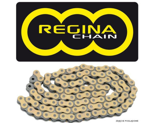 Ланцюг приводу regina 520ebe-oro (116 ланк) touring-street до 250 cc gold (clip) (135eb-oro/016) (без o-ring)