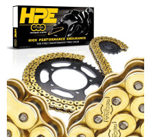 Приводний ланцюг regina 525hpe (124 ланки) z-ring supersport / enduro не обслуговуємо золото (кабель) (137hpe/1009)