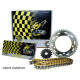 Regina drive kit yamaha tdm 900 02-12 (16/42/118/525zrp) ланцюг до 1300 cc gold (z-ring), зірочка f/r sunstar
