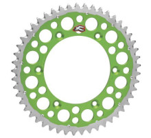 Оренда задня зірочка twinring 489 50 (сталь/алюміній) зелений kawasaki kx/kxf (jtr460,50) (48950)