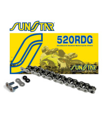 Ланцюг приводу sunstar 520rdg-110n (520vx2) до 750 cc (dg ring) натуральний колір (520rdg110n)
