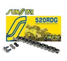 Ланцюг приводу sunstar 520rdg-110n (520vx2) до 750 cc (dg ring) натуральний колір (520rdg110n)