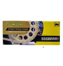 Ланцюг приводу sunstar 530rrr1-114g (50zvmx) до 1400 cc (xw ring) (48.00kn) золотий колір - заміняє ss530rtg1-114g