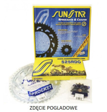 Sunstar drive kit ktm 950/990 adventure 02-09 plus gold (17/42/118) (для 1100cc xw ring) (sun42717/sun1-4553-42/ss525rrr1-118g) - заміняє k525rtg061