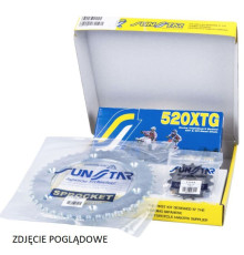 Комплект приводу sunstar yamaha xt 600e '97-'03 plus gold (15/45/106) (для 750cc) (sun37215/sun1-3538-45/ss520xtg-106g)
