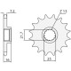 Зірочка передня sunstar 2093 15 kawasaki zx6r '98-'02 (jtf1535.15) (ланцюг 525) (209315jt)